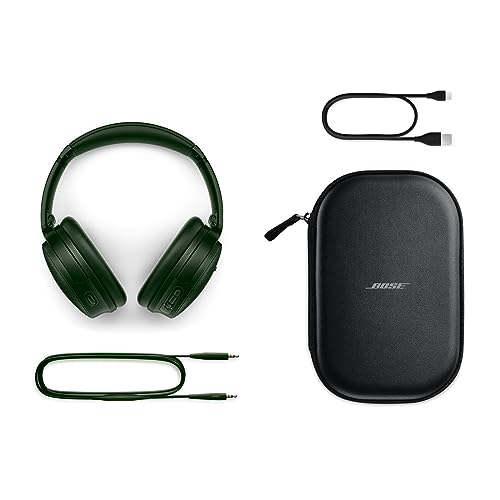 NEW Bose QuietComfort Wireless Noise Cancelling Headphones, Bluetooth Over Ear Headphones with Up To 24 Hours of Battery Life, Cypress Green - Limited Edition