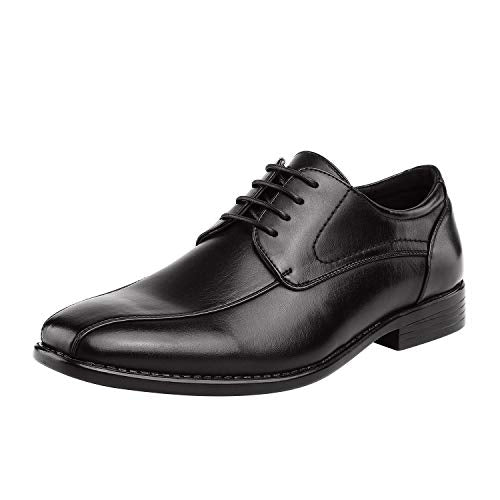 Bruno Marc Men's Dress Shoes Formal Classic Square Toe Lace-up Oxfords Black Size 10.5 M US DP-03