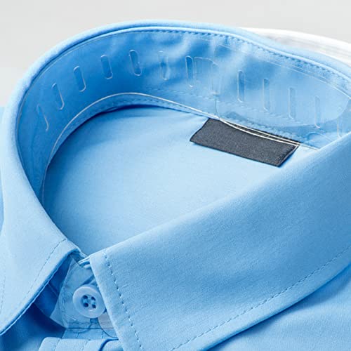EXCEART 100pcs Shirt Collar Support Shirt Collar Fixing Strips Transparent Adjustable Cloth Collar Stays Collar Inserts Holder for Women Men