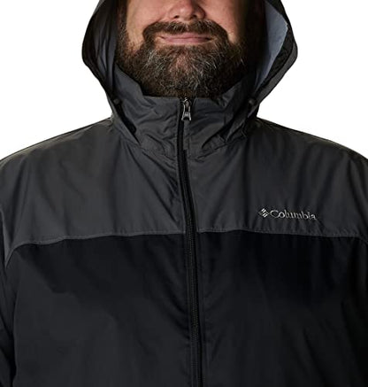 Columbia Men's Glennaker Lake Rain Jacket, Black/Grill, Large