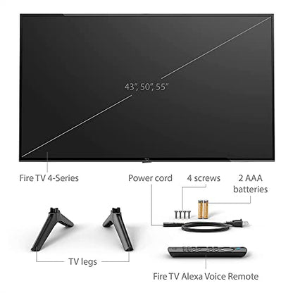 Amazon Fire TV 50" 4-Series 4K UHD smart TV, stream live TV without cable