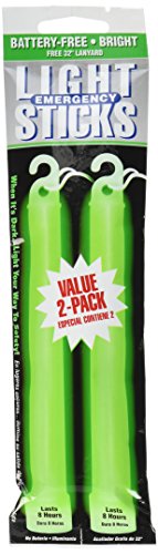 Ready America 27217 8-Hour Emergency Lighsticks (2 Pack), Green