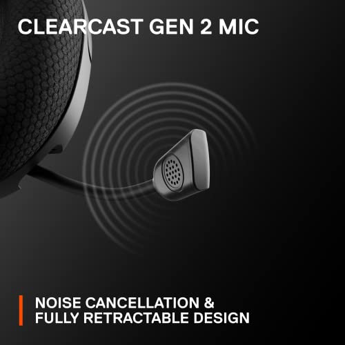 SteelSeries New Arctis Nova 1P Multi-System Gaming wired Headset — Hi-Fi Drivers — 360° Spatial Audio — Comfort Design — Durable — Lightweight—Noise-Cancelling Mic — PS5/PS4, PC, Xbox, Switch - Black