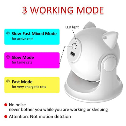 Saolife Automatic Cat Laser Toys, Interactive Laser Cat Toys for Indoor Cats/Kitty/Dogs, Cat Laser Toy Automatic