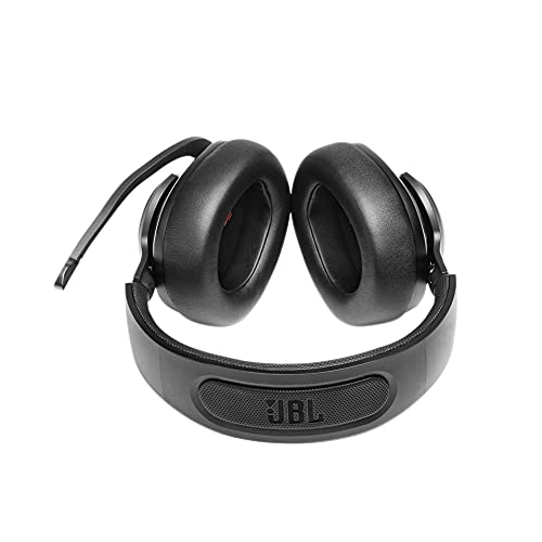 JBL Quantum 400 - Wired Over-Ear Gaming Headphones with USB and Game-Chat Balance Dial - Black, Large