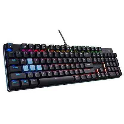 Acer Predator Aethon 303 Wired Gaming Keyboard - Kailh Blue Mechanical Switches | RGB Illuminated Keyboard | 12 Backlight Effects | 5 Pre-Set Gaming Modes & 3 Sidelight Effects | 100% Anti-Ghosting