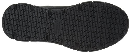 Skechers Men's Nampa-Groton Food Service Shoe, Black, 10.5 Wide