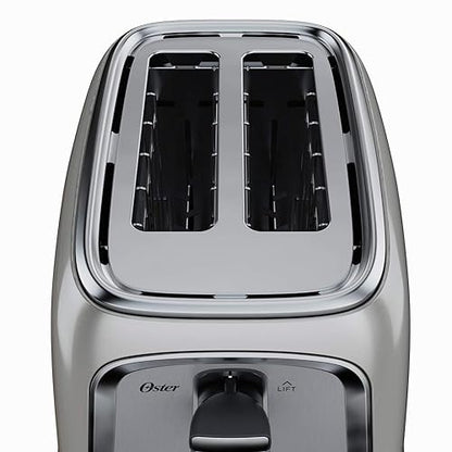 Oster 2-Slice Toaster with Advanced Toast Technology, Stainless Steel