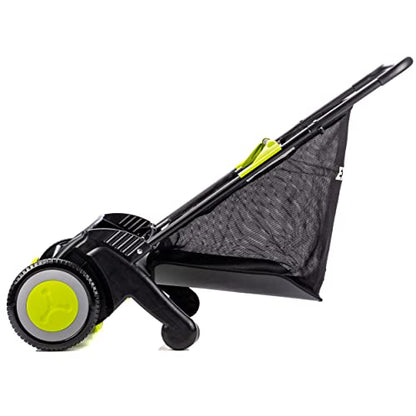 Earthwise LSW70021 21-Inch Leaf & Grass Push Lawn Sweeper, Width, Black