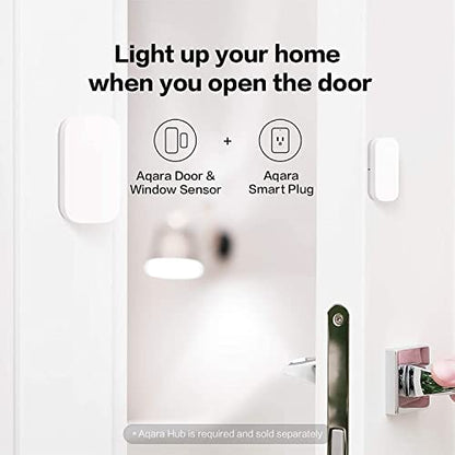 Aqara Door and Window Sensor Kit - 3 Pack, Requires AQARA HUB, Zigbee Connection, Wireless Mini Contact Sensor for Smart Home Automation, Compatible with Apple HomeKit, Alexa, Works with IFTTT