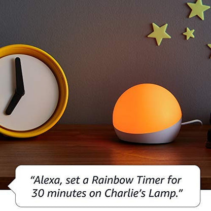 Echo Glow - Multicolor smart lamp, a Certified for Humans Device – Requires compatible Alexa device