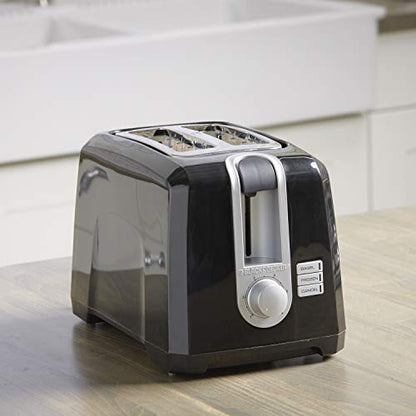 BLACK+DECKERE 2-Slice Toaster with Extra Wide Slots and 6 Shade Settings