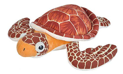 Wild Republic Loggerhead Sea Turtle Plush, Stuffed Animal, Plush Toy, Gifts for Kids, Cuddlekins 12 inches