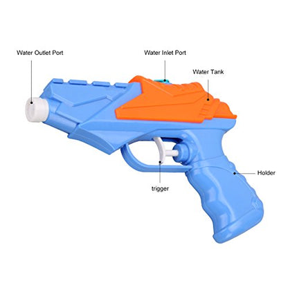 Sotodik 3PCS Water Guns Soaker Gun Large Capacity Summer Beach Toys Water Pistol for Kids Best Swimming Beach Games Halloween Party Favor