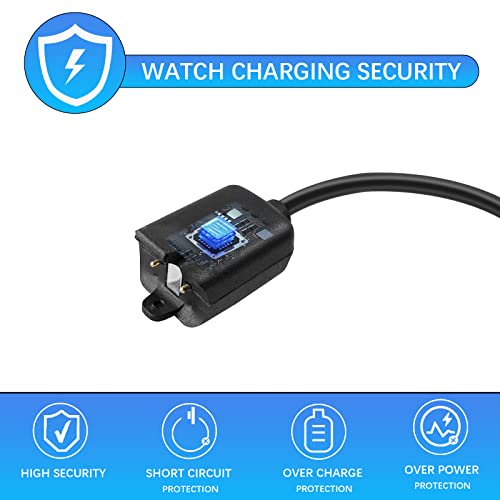 RUKUHOT Portable Wireless Magnetic Charger Cable Compatible with Tractive GPS Tracker, 1.65 Feet USB Charging Cord fit for Tractive GPS Pet Tracker for Dogs/Cats