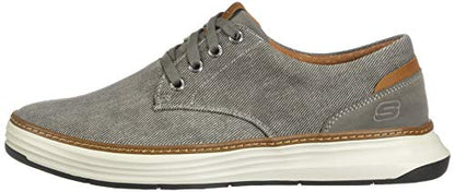 Skechers mens Skechers Men s Moreno Canvas Oxford Shoe, Beige (Tpe 578), 10.5 Wide US