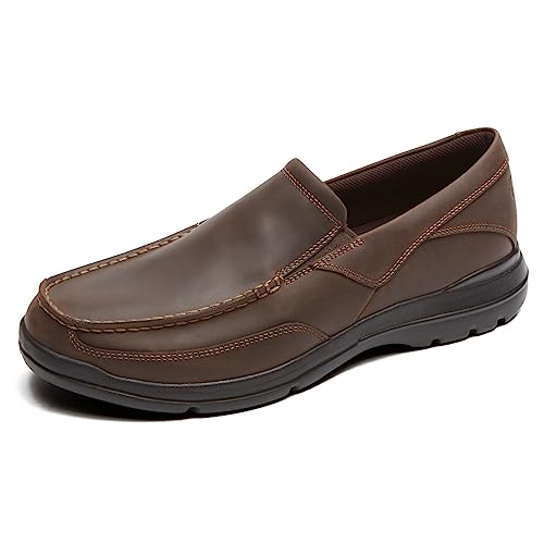 Rockport Men's Junction Point Slip-on, Chocolate, 12