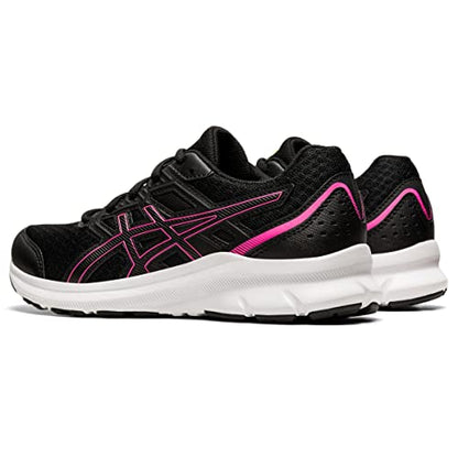 ASICS Women's Jolt 3 Running Shoes, 9, Black/HOT Pink