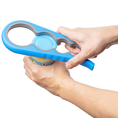 Bloss Anti-skid Jar Opener Jar Lid Remover Rubber Can Opener Kitchen Grippers To Remove Stubborn Lids, Caps and Bottles Great Kitchen Gadgets For Small Hands or Seniors,Blue