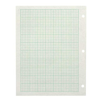 Amazon Basics Engineering Computation Pad, 8.5" x 11", Quad/Margin Rule, 100 Sheets