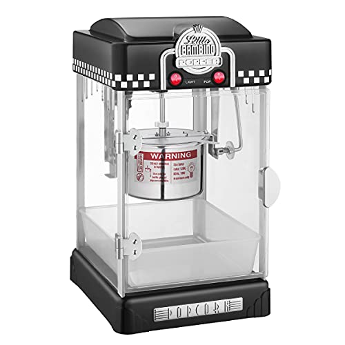 Great Northern Popcorn Little Bambino Popcorn Machines, 2.5 Ounce, Black