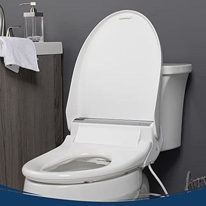 Bio Bidet Bliss BB2000 Elongated White Smart Toilet Seat, Premier Class, Unlimited Warm Water, Vortex Wash, Bidet Seat w /Remote Control