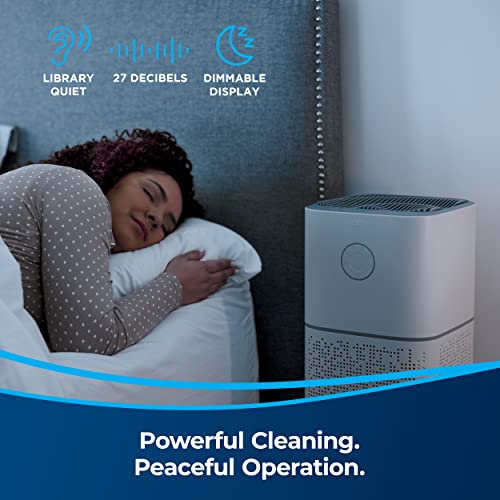 BISSELL Air180  Air Purifier For Home, Bedroom, HEPA Filter, Filters Smoke, Allergies, Pet Dander, Odor, Dust, Gray, 34964