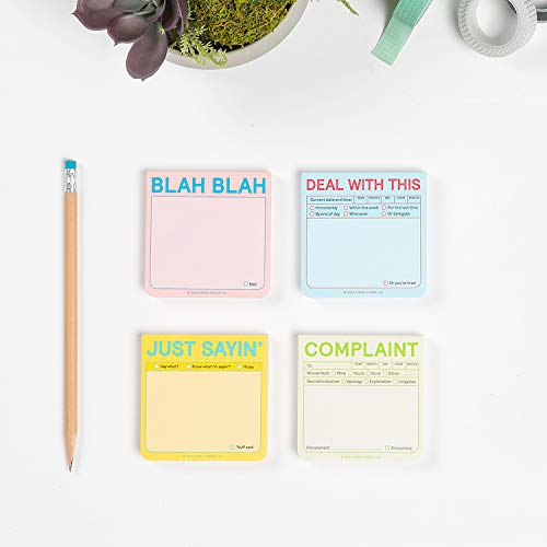 1-Count Knock Knock Deal with This Sticky Note (Pastel Version, 3 x 3-inches)