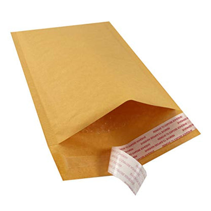 Amazon Basics Kraft Bubble Mailer, 6" x 10" (Internal Size - 5.75" x 9"), 50-Pack