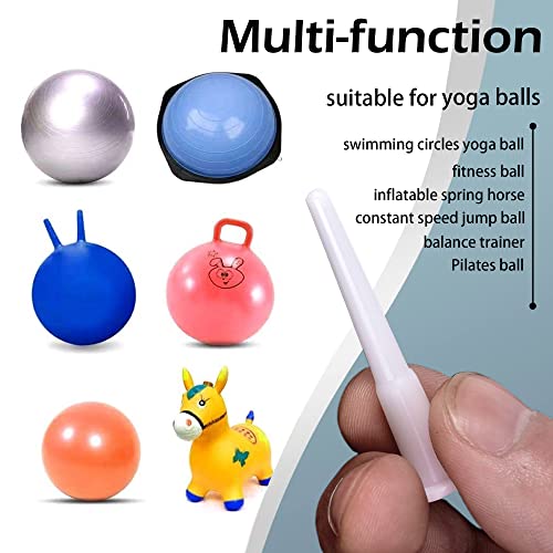 Lxnoap 10-Pieces Fitness Exercise Sport Yoga Ball Inflatable Bed Pool Air Stopper Plug Pin