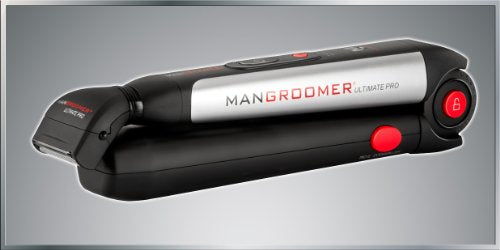 MANGROOMER - ULTIMATE PRO Back Shaver with 2 Shock Absorber Flex Heads, Power Hinge, Extreme Reach Handle and Power Burst