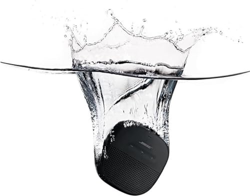 Bose SoundLink Micro Bluetooth Speaker: Small Portable Waterproof Speaker with Microphone, Black