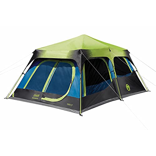 Coleman Camping Tent with Instant Setup, 4/6/8/10 Person Weatherproof Tent with Weathertec Technology, Double-Thick Fabric, and Included Carry Bag, Sets Up in 60 Seconds