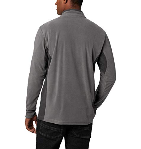 Columbia Men's Klamath Range II Half Zip, City Grey/Shark, Large