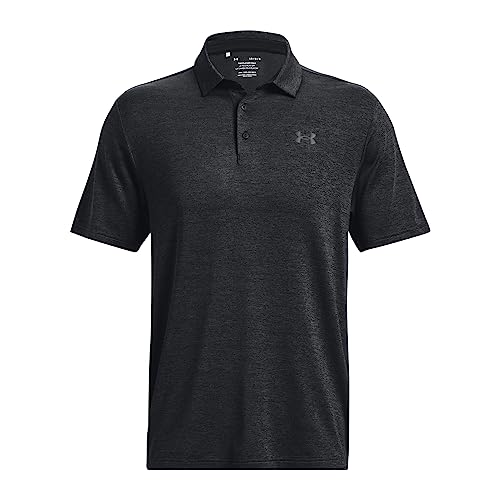 Under Armour Men's Standard Playoff Polo 3.0, (001) Black/Jet Gray/Black, X-Large