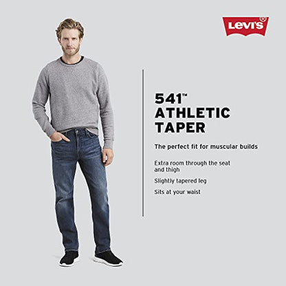 Levi's Men's 541 Athletic Fit Jeans (Also Available in Big & Tall), Fremont Drop Shot-Medium Indigo, 32W x 30L