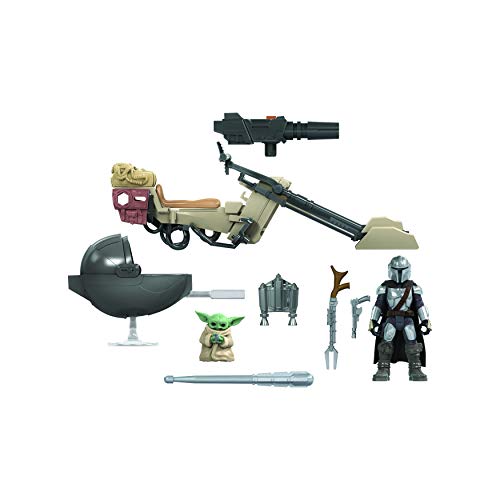 STAR WARS Mission Fleet Expedition Class The Mandalorian The Child Battle for The Bounty 2.5-Inch-Scale Figures and Vehicle, Kids Ages 4 and Up