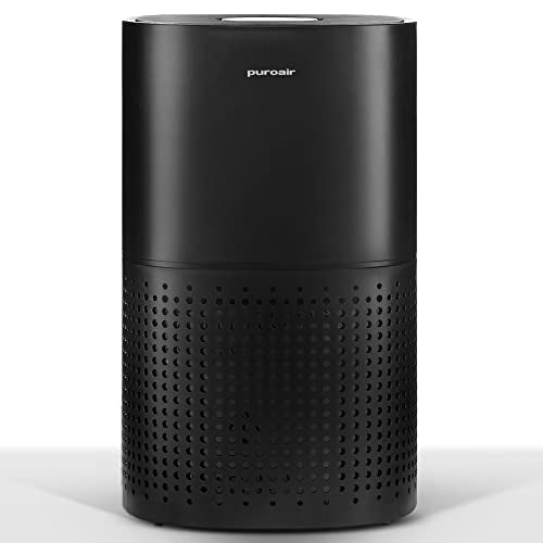 PuroAir HEPA 14 Air Purifier for Allergies - Covers 1,115 Sq Ft - Hospital-Grade Air Filter - Air Purifier for Allergies and Pets - Covers Large Rooms - Filters 99.99% of Pet Dander, Smoke, Allergens, Dust, Odors, Mold