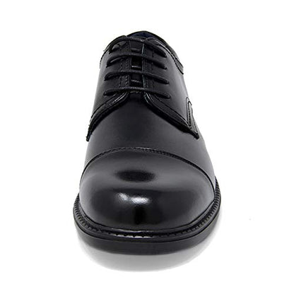 Bruno Marc Men's Downing-01 Black Leather Lined Dress Oxford Shoes Classic Lace Up Formal Size 11 M US