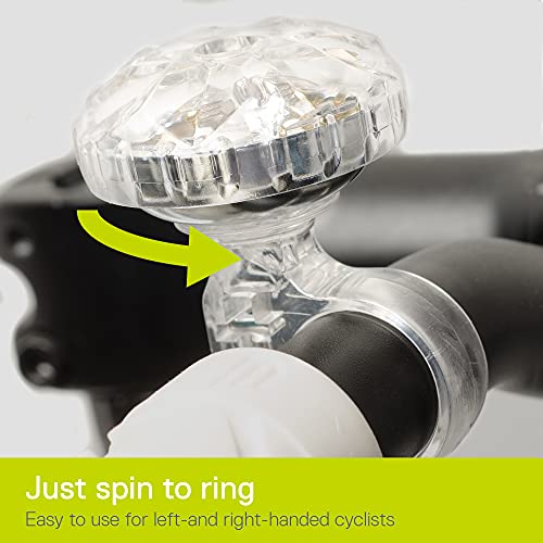 delta Cycle & Home Bike Bell, Bicycle Bells for Handlebars, Loud Crisp Clear Ringer Sound - Bicycle Bell for Adults and Kids