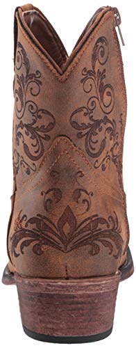 Roper Womens Short Stuff Boot, Tan, 9