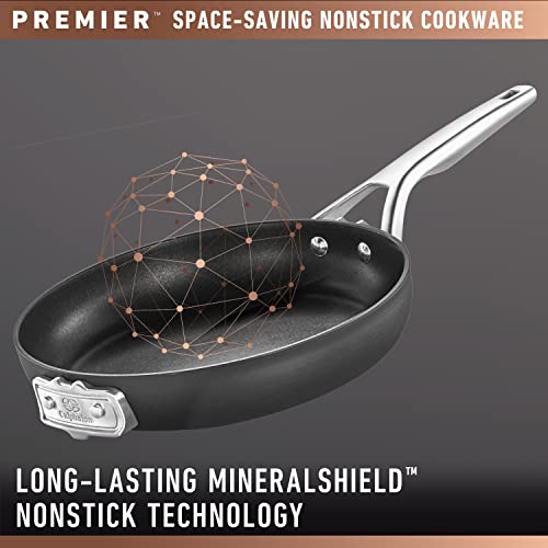 Calphalon Premier Space-Saving Hard-Anodized Nonstick 5-Quart Saute Pan with Lid