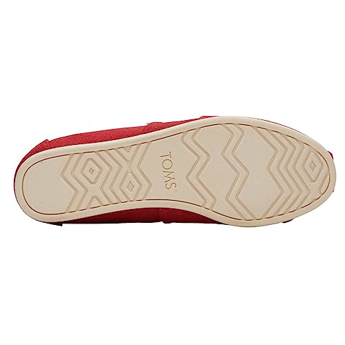 TOMS Women's, Alpargata Recycled Slip-On Red