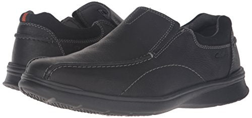 Clarks Men's Cotrell Step Slip-on Loafer,Black Oily,10.5 W US