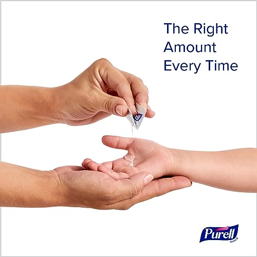 PURELL SINGLES Advanced Hand Sanitizer Gel, Fragrance Free, 125 Count Single-Use Travel-Size Packets, 9620-12-125EC