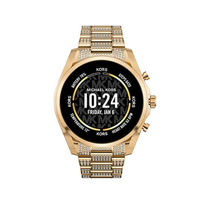 Michael Kors Men's or Women's Gen 6 44mm Touchscreen Smart Watch with Alexa Built-In, Fitness Tracker, Sleep Tracker, GPS, Music Control, Smartphone Notifications (Model: MKT5136V)