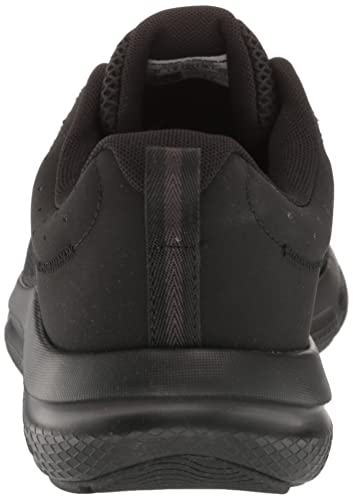 Under Armour Men's Charged Assert 10 Running Shoe, (002) Black/Black/Black, 13 X-Wide