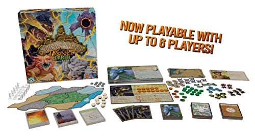 Greater Than Games: Spirit Island, Jagged Earth Expansion, Cooperative Settler- Destruction, Strategy Game, 2 to 6 Players, for Ages 14 and up