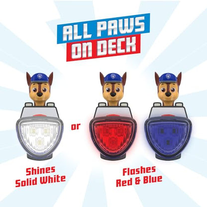 Energizer PAW Patrol Chase Bike Light, Ideal for Kid's Bikes and Scooters, PAW Patrol Toy Flashlight for Boys and Girls, Use as a Camping Flashlight and Outdoor Light (Batteries Included)