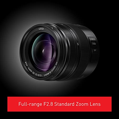 Panasonic LUMIX G Series Camera Lens, 12-35mm F2.8 Leica DG Vario-ELMARIT Interchangeable Lens for Mirrorless Micro Four Thirds Digital Cameras, Power O.I.S. - H-ES12035 Black